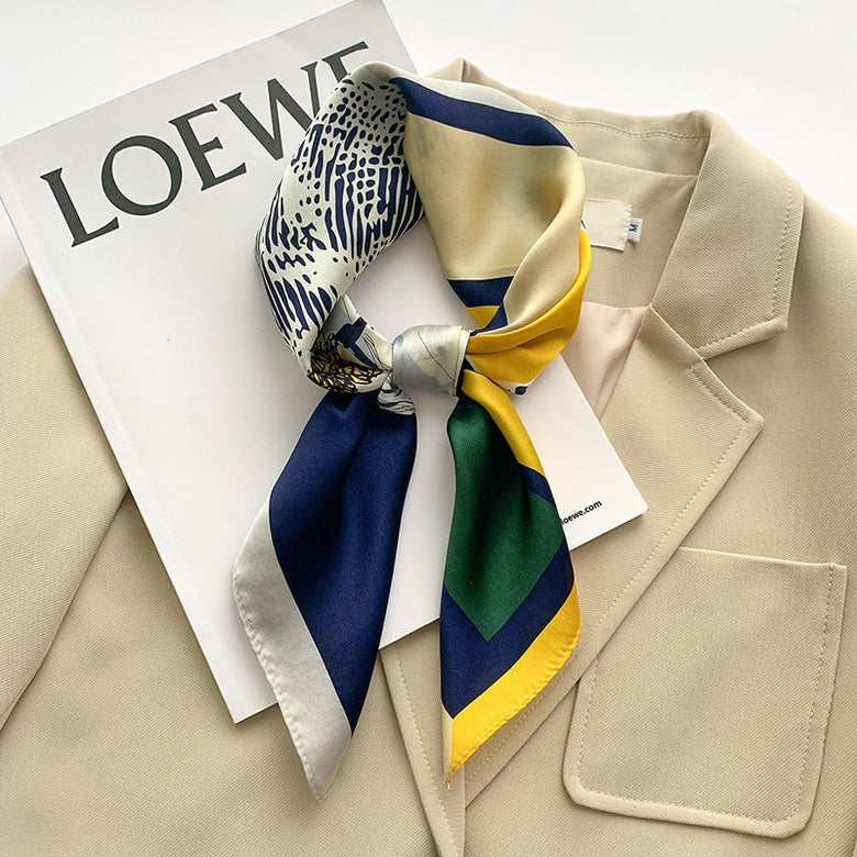 Foulard en soie "Parfum d’Automne"